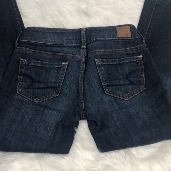American eagle artist crop jeans size 0 regular - Picture 6 of 6